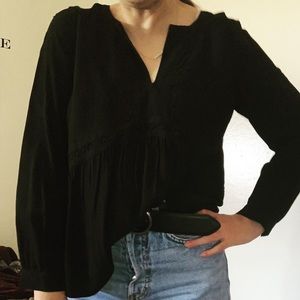 Long sleeve blouse